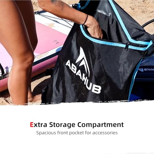 Abahub Mochila para Tabla de Sup,Mochila para Surf Board y Stand Up Paddling Board Inflable,Gran Capacidad y Portátil,Accesorios para Tabla Sup,Diseño Ergonómico Que Reduce la Carga,Correa Cómoda