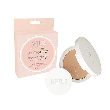 Lotus Herbals Whiteglow Flawless Complexion Compact Rich Ivory C1, 10 g