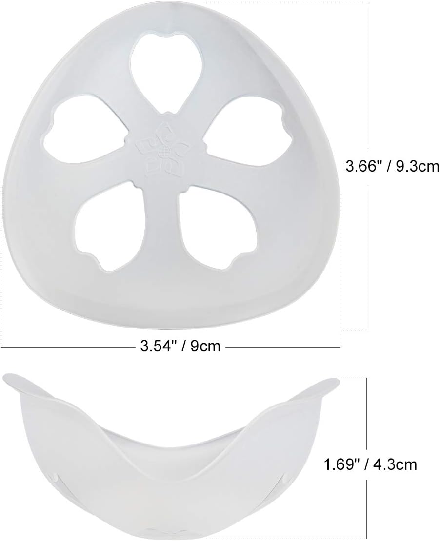 Lipstick Protection Bracket Internal Protection Bracket Tailored for The Nose and Mouth can Increase Breathing Space and can be reused (6): Health & Personal Care