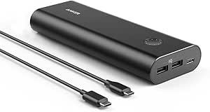 Anker PowerCore+ 20100 USB-C, Ultra-High Capacity Premium Portable Charger, 20100mAh External Battery, 6A Output Type-C Port for USB-C MacBooks, Nexus 6P/5X &amp; PowerIQ for iPhone, iPad, Samsung &amp; More