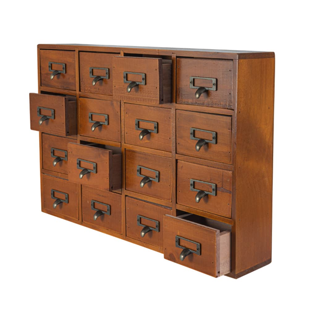 PACKGILO 16 Drawers Apothecary Cabinet with Drawers