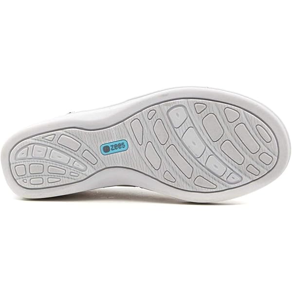 BZees Women's Wednesday Sneaker - Simply Taupe Heathered, 11 Wide, Lightweight Slip-On With Arch Support - View #7