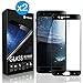 OnePlus 5 Screen Protector [2-Pack]MYRIANN Full Coverage Tempered Glass Screen Protector[0.33mm, 2.5D] [Bubble-Free] [9H Hardness] [Anti-Scratch] [HD Clear]Suits For OnePlus 5(Black)
