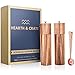 Hearth & Stone Wooden Salt and Pepper Grinder Set - Sea Salt Mill and Pepper Grinder with Rose Gold Scoop - Food-Safe Seasoning Shaker in Ready-to-Gift Packaging