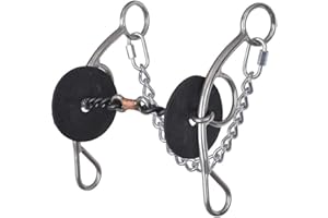 Reinsman Josey Mitchell 3-Piece Fast Gag Action Bit for Horse and Large Horse - Copper Dogbone - 5 1/2" Mouth - Stage C