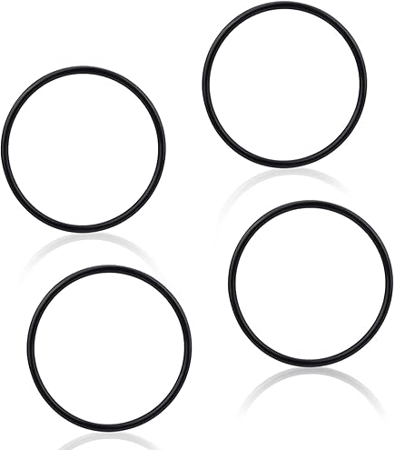 4-Piece Engine Valve Cover Gasket Set For Yamaha XVS 1100 & Other Models (Replaces 93210-62446-00)