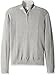 Calvin Klein Men's Quarter Zip Mock Neck Long Sleeve Sweater