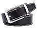 Tonly Monders Men's Belt Leather Reversible Black Brown, 1.25 Inch Wide, 35 36 37 Waist