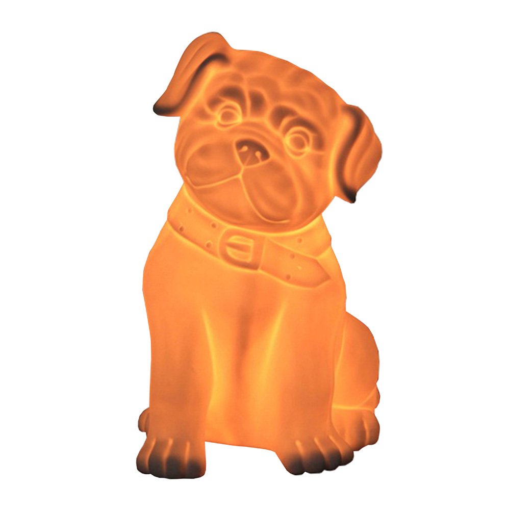 Best pug dog table lamp