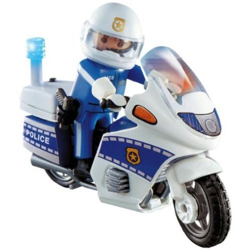 playmobil police motorbike