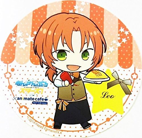 Amazon あんさんぶるスターズ アニメイトカフェ限定 ランダムコースター カフェスタイルver 月永レオ アニメ 萌えグッズ 通販