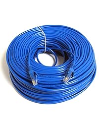 ubigear Nueva 150 ft 50 m), color azul RJ45 CAT6 Lan Ethernet 23-awg computadora con Internet Patch Cable de red