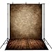 econious Photo Backdrop, 5x7ft Concrete Wall Wood Floor Backdrop for Studio Props Photo Backdrop