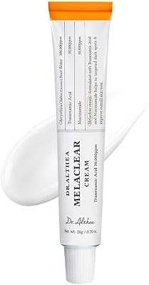 Melaclear Cream | Crema viso con Niacinamide e Acido Tranexamico (TXA) | Cura delle macchie di pigmento e della carnagione irregolare | Cura coreana vegana, 20 ml