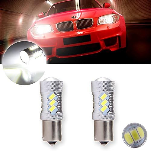 Apro CREE XB-D 1156 BA15S Xtremely Bright 6000K White LED Lights Bulbs for Auto Turn Signal Backup Reverse Brake Tail Lights Bulbs Lamp Replacement (1156/7506)