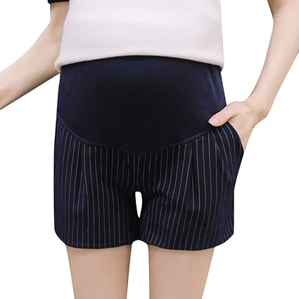 Damen Umstandsmode Jeans Umstandsshorts Kurze Jeanshose Mutterschaft Umstandsjeans Schwangere Umstandsleggings 1/2 Leggings h