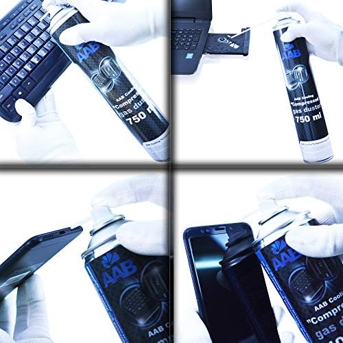 AABCOOLING Compressed Gas Duster 750ml - Computer Duster Can for Cleaning Computer, and Other Office Equipment, Cleaner, Compressed Air Can, Air Blower, Keyboard Spray, Compressed Air Prime, PC Duster - Image 5
