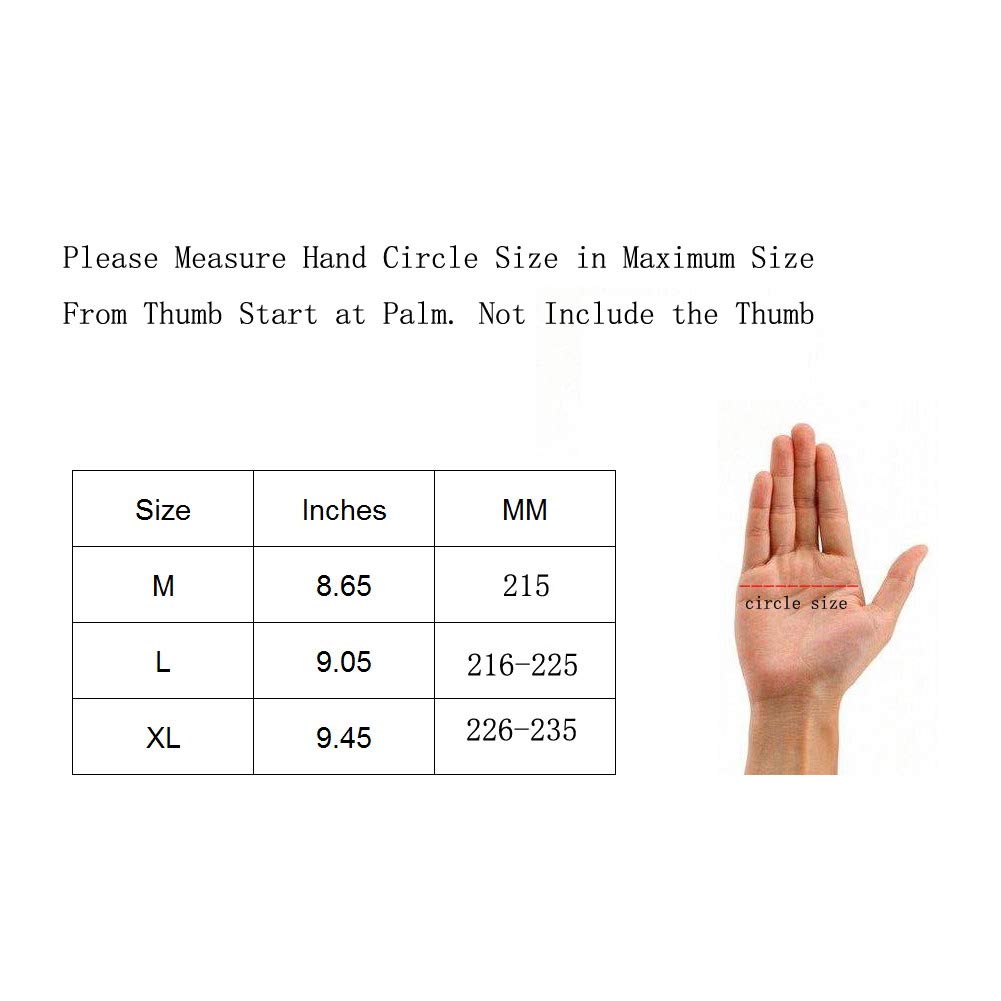 qlee Mountain Climb Mountaineering Crack Glove Cycling Bike Bicycle Motorcycle Outdoor Sports Full Finger Riding Biking Anti Cut Garden Working Farming Camping & Hiking Gloves (L, 1 Pair)