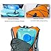LYCAON 2L Hydration Backpack (BPA Free), 600D Waterproof Fabric, Lightweight Water Back Pack Hiking Cycling Biking Running Camping Bladder Backpacks for Kids Women Men ( Orange )