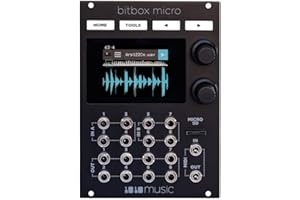 1010music Bitbox Micro Eurorack Compact Sampler with Touchscreen - Black
