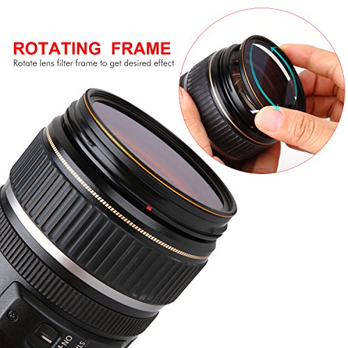 waka 67mm CPL Circular Polarizing Lens Filter, Ultra Slim MRC 16 Layers Polarizing Glass Filter for Outdoor Photography - Thumbnail 4