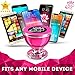 Stick it 360 Magnetic Car Mount - Car Accessories for Women - Pink Car Accessories 360 Degree Rotation from Dashboard - Universal Car Mount Magnetic Compatible with All Smartphone (Pink)