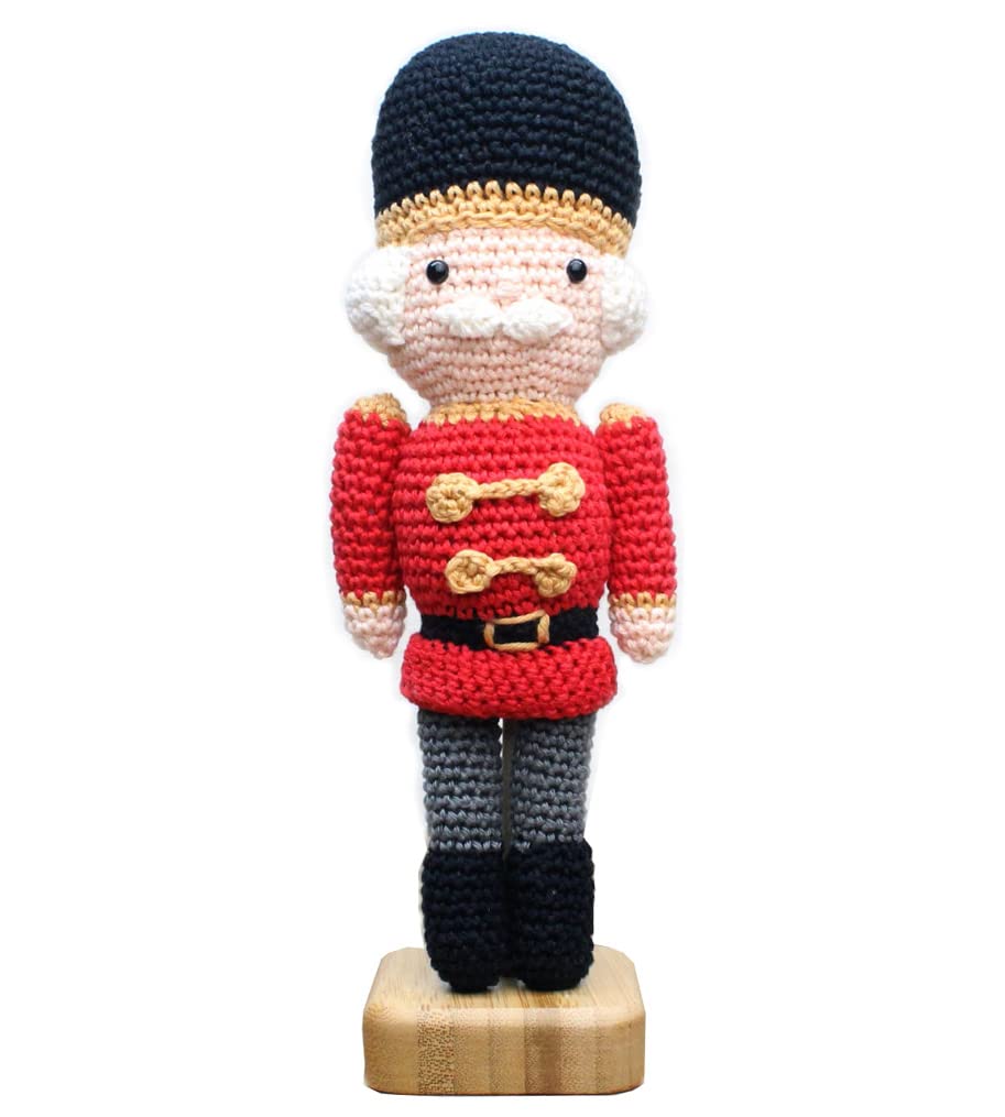 Hardicraft Crochet Kit for Making Yourself with Instructions and Material for Nutcracker Approx. 23 cm