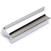 Tzong Instrument Accessories Hawaii Metal Tone Bar Guitar Slide Bass Lap Slide Bar (Silver)