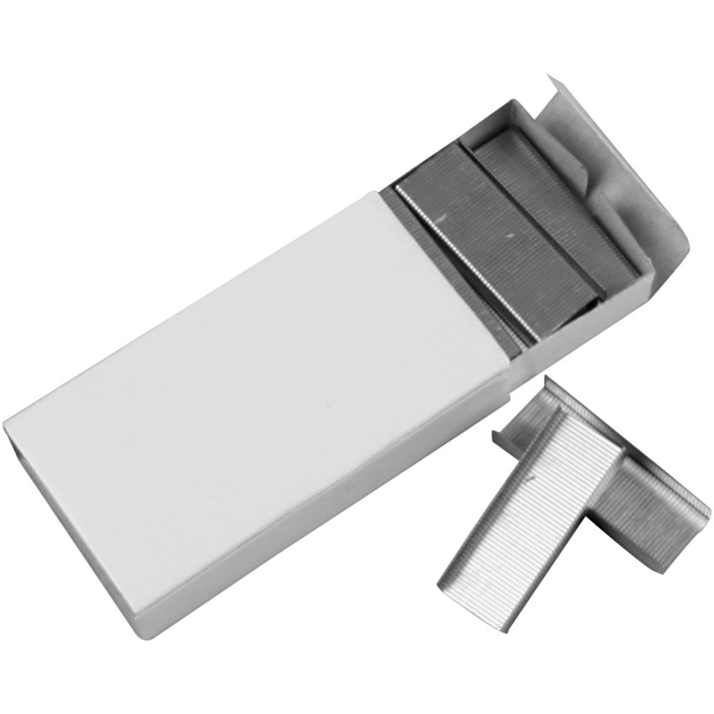 Staples, size 24/6 , W: 12 mm, 10x1000pcs