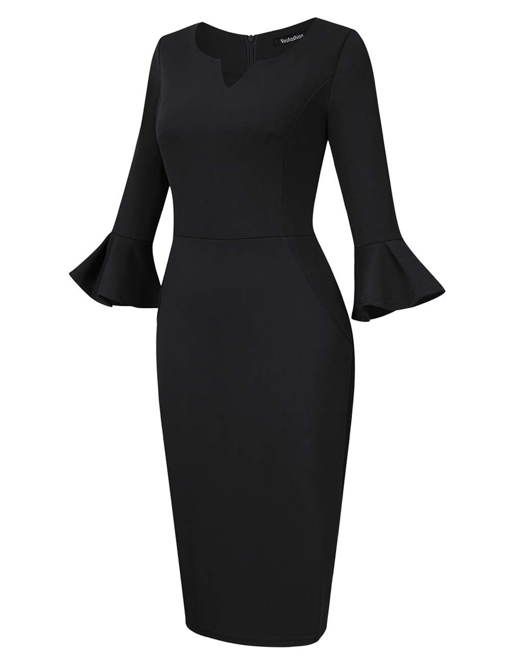 Kojooin Damen Etuikleid Business Kleider Bodycon Bleistiftkleid Geschaft Figurbetonte Knielang Verpackung Mehrweg Bekleidung Suenaacampo Com 