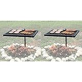 Texsport Heavy Duty Barbecue Swivel Grill for Outdoor BBQ over Open Fire