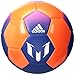 adidas Performance Messi Soccer Ball, Blue/Solar Orange/Shock Pink, Size 5