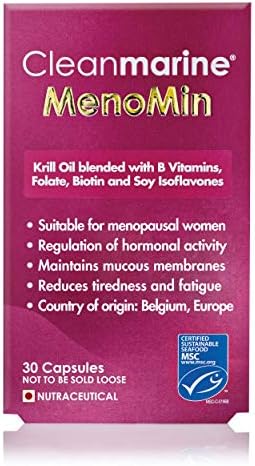 Clean Marine Menomin for Women - 60 x 600mg Gelcaps (Pack of 12)
