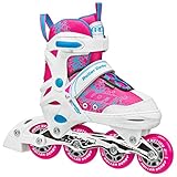 ROLLER DERBY GIRLS' ION 7.2 ADJUSTABLE INLINE SKATES