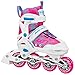 ROLLER DERBY GIRLS' ION 7.2 ADJUSTABLE INLINE SKATES