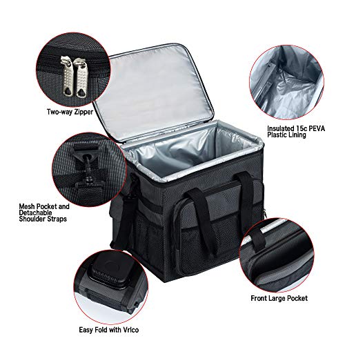 Electric Car Cooler 25L with AC to DC Converter 12V DC Collapsible