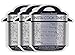 Instant Pot Cheat Sheet Magnets (3-Pack); Cooking Times for 16 Common Prep Functions