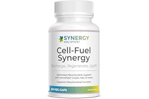 Synergy Holistics - Cell Fuel Synergy | High-Potency Energy, Focus & Antioxidant Supplement | 5-in-1 Mitochondria & Fatigue S