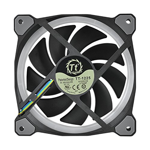 Thermaltake-Riing-Plus-14-RGB-TT-Premium-Edition-140mm-Software-Enabled-Circular-12-Controllable-LED-Ring-CaseRadiator-Fan-Five-Pack-CL-F057-PL14SW-A
