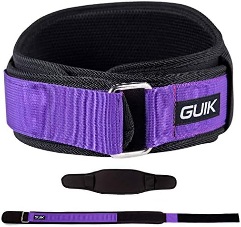 6" Weightlifting Belt Double Support Belt Comfortable Back Support -Great for Squat Crossfit Powerlifting Deadlift Bodybuilding Strength & Training for Men & Women