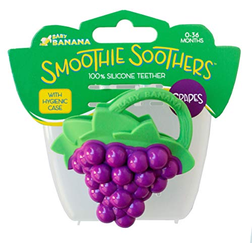 Baby Banana Grape Smoothie Soother, Purple and Green - Thumbnail 7