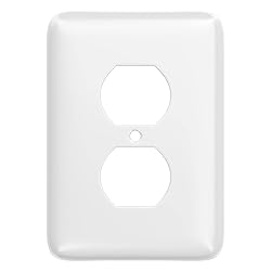 TayMac WMW-D Metallic Wallplate, Maxi, White