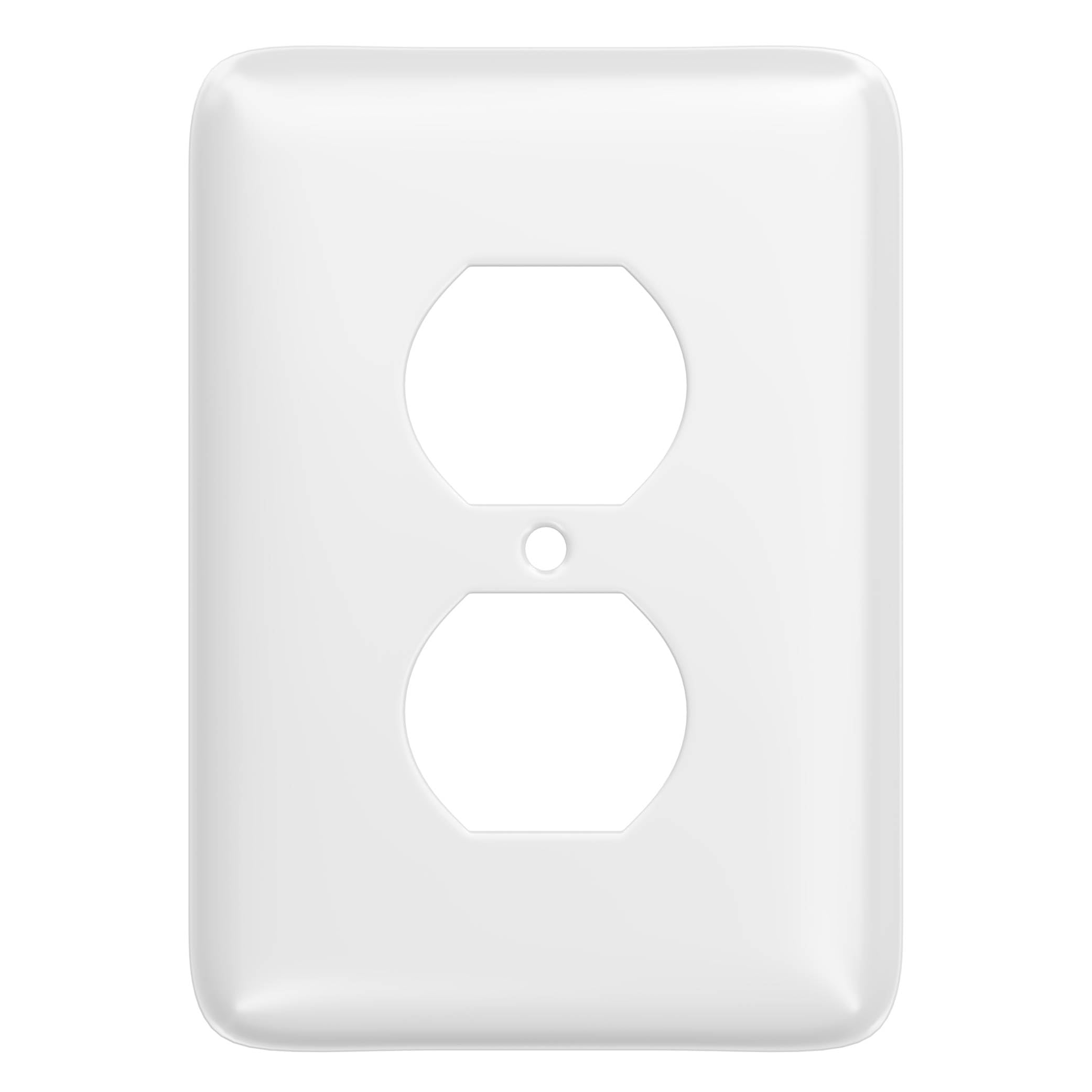 TayMac WMW-D Metallic Wallplate, Maxi, White