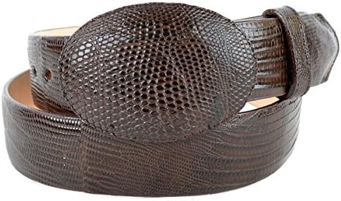 Original Brown Lizard Teju Skin Western Style Belt