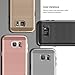 Galaxy S7 Edge Case, OBLIQ [Slim Meta][Rose Gold] Slim Fit Premium Dual Layer Protection Case with Metallic Brush Finish Back with Shock Absorbing TPU Inner Layer for Samsung Galaxy S7 Edge