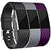 For Fitbit Charge 2 Bands(3 Pack), Maledan Replacement Accessory Wristands for Fitbit Charge 2 HR, Small