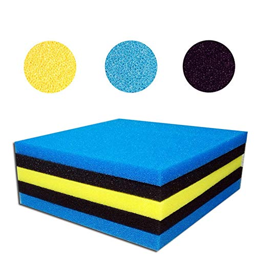 Lovelystar BiochemicalÂ FilterÂ SpongeÂ Pad, Universal Aquarium Filter Biochemical Cotton Fish Tank Filter Sponges for Fish Tank Aquatic Pets Supplies
