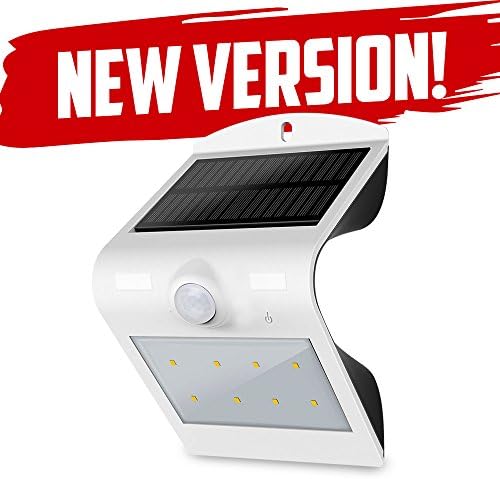 Dual Mode LED Motion Sensor Solar Wall Light. Dusk to Dawn Security Lighting For Outdoors. Ideal for Walkway, Garden, Yard, Deck, Patio, Fence and Outdoor.
