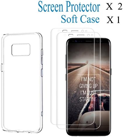 Join2Top S8 Full Coverage TPU Screen Protector and Case