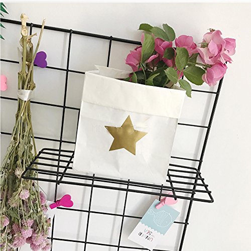 image for ANZOME Straight Shelf, Wall Shelf with Hook, Wire Shelving for Grid Pa